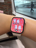 Apple/苹果 Watch S11 智能手表GPS款42毫米玫瑰金色铝金属表壳淡桃粉色运动型表带S/M MEUN4CH/B 实拍图