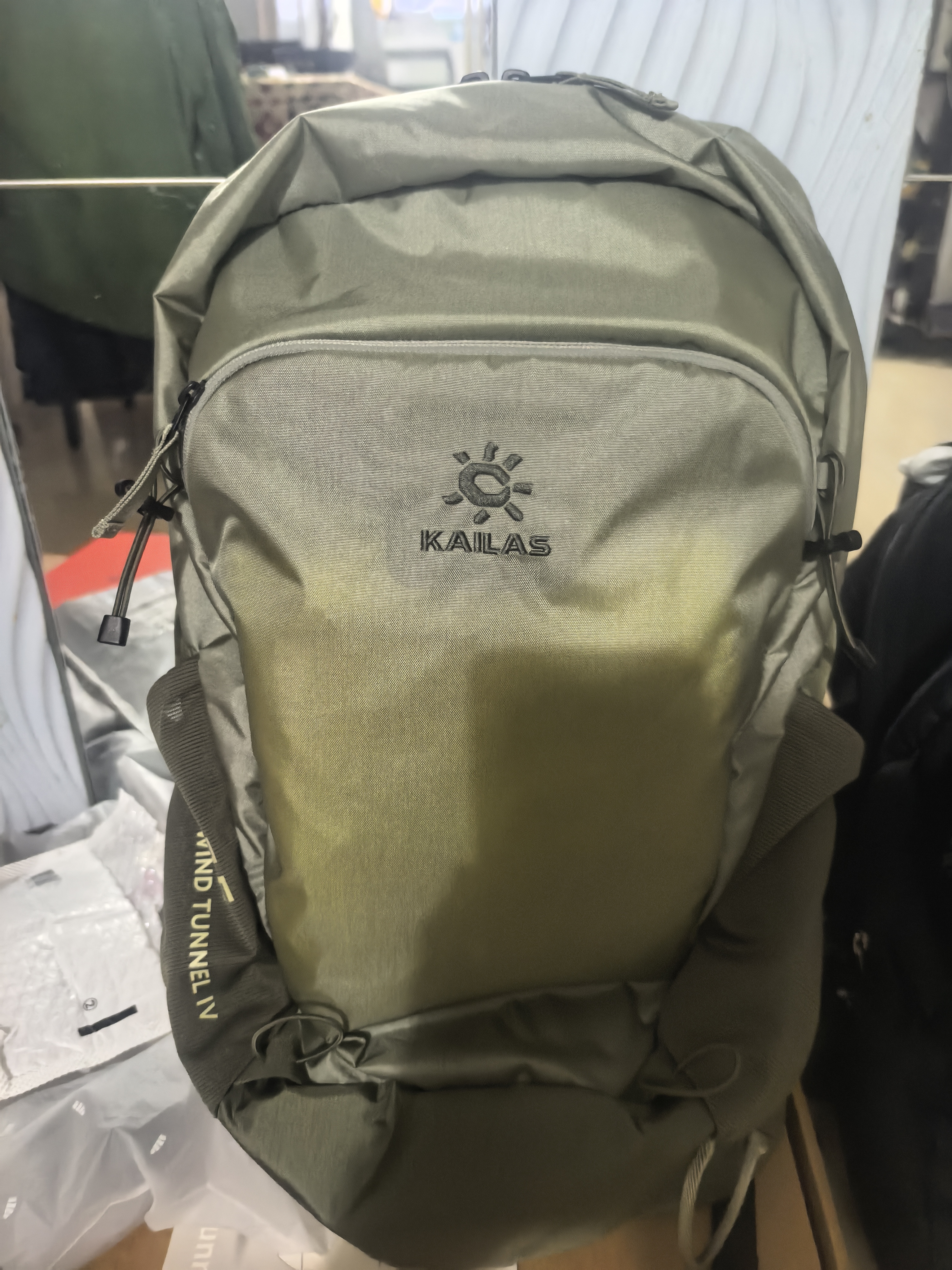 KAILAS凯乐石风洞26L背包CORDURA耐磨轻量徒步登山包户外双肩包 暗泉绿 均码 实拍图