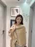 ELLE【礼盒装】女士围巾秋冬披肩女保暖时尚提花送礼中秋节礼物 实拍图