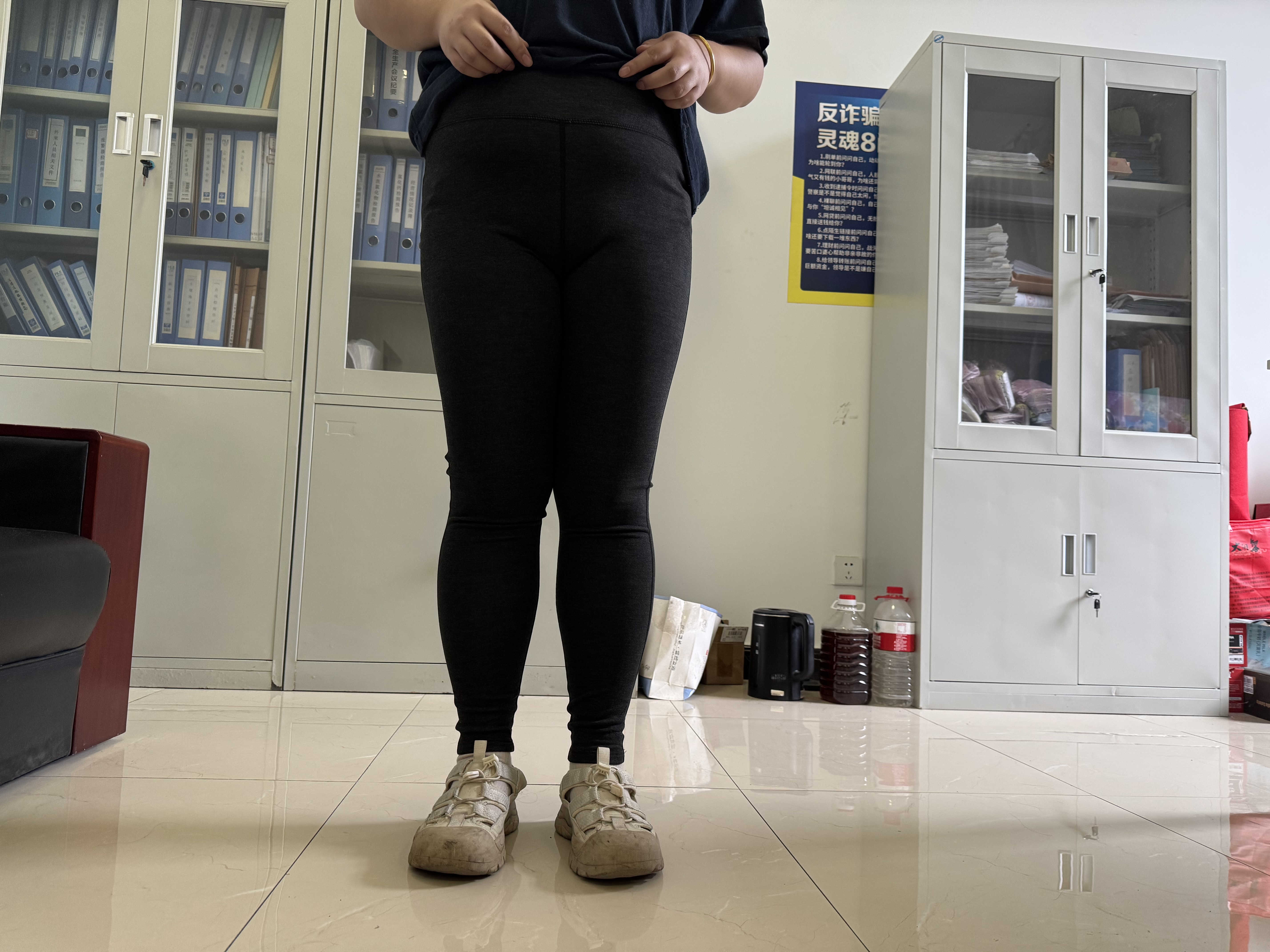 猫人【腈纶升温羊毛蚕丝】女士保暖裤女高腰收腹美体抗菌提臀保暖秋裤 实拍图