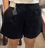 优衣库针织打褶中裤女装485178 09 黑色 XL 实拍图