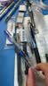 派通（Pentel ）【开学必购】PD105T侧按式自动铅笔 0.5mm学生书写活动铅笔尾带橡皮 蓝色单支装 实拍图