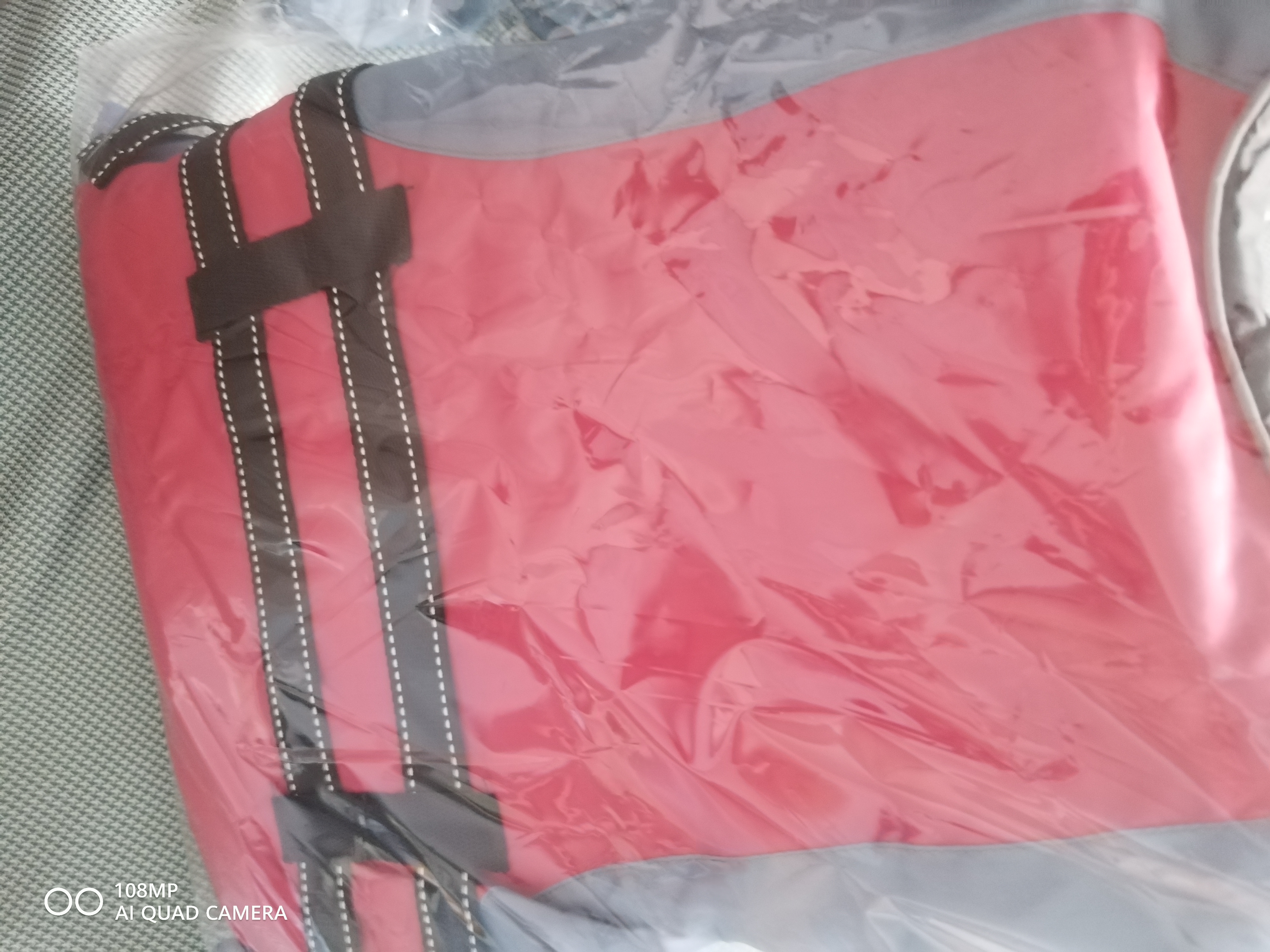 虎力盾【京仓速达】儿童雅马哈款红色救生衣 防汛救援大浮力马甲 实拍图