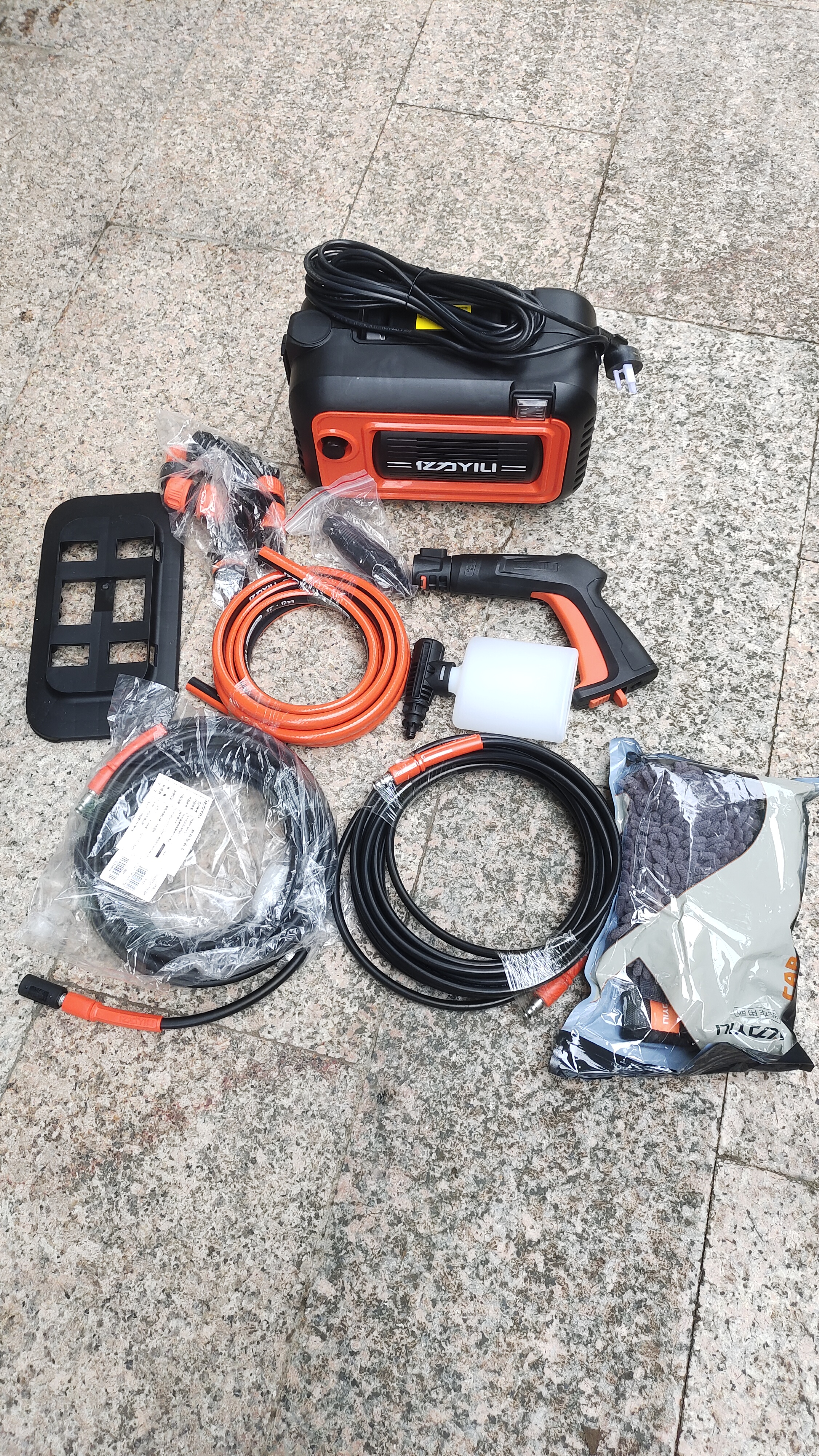 亿力高压洗车机高压水枪冲洗 洗车水枪高压家用洗车4280G延长管版 实拍图