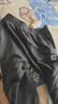 361°运动裤男士秋季休闲卫裤束脚跑步宽松大码百搭黑色针织长裤 实拍图