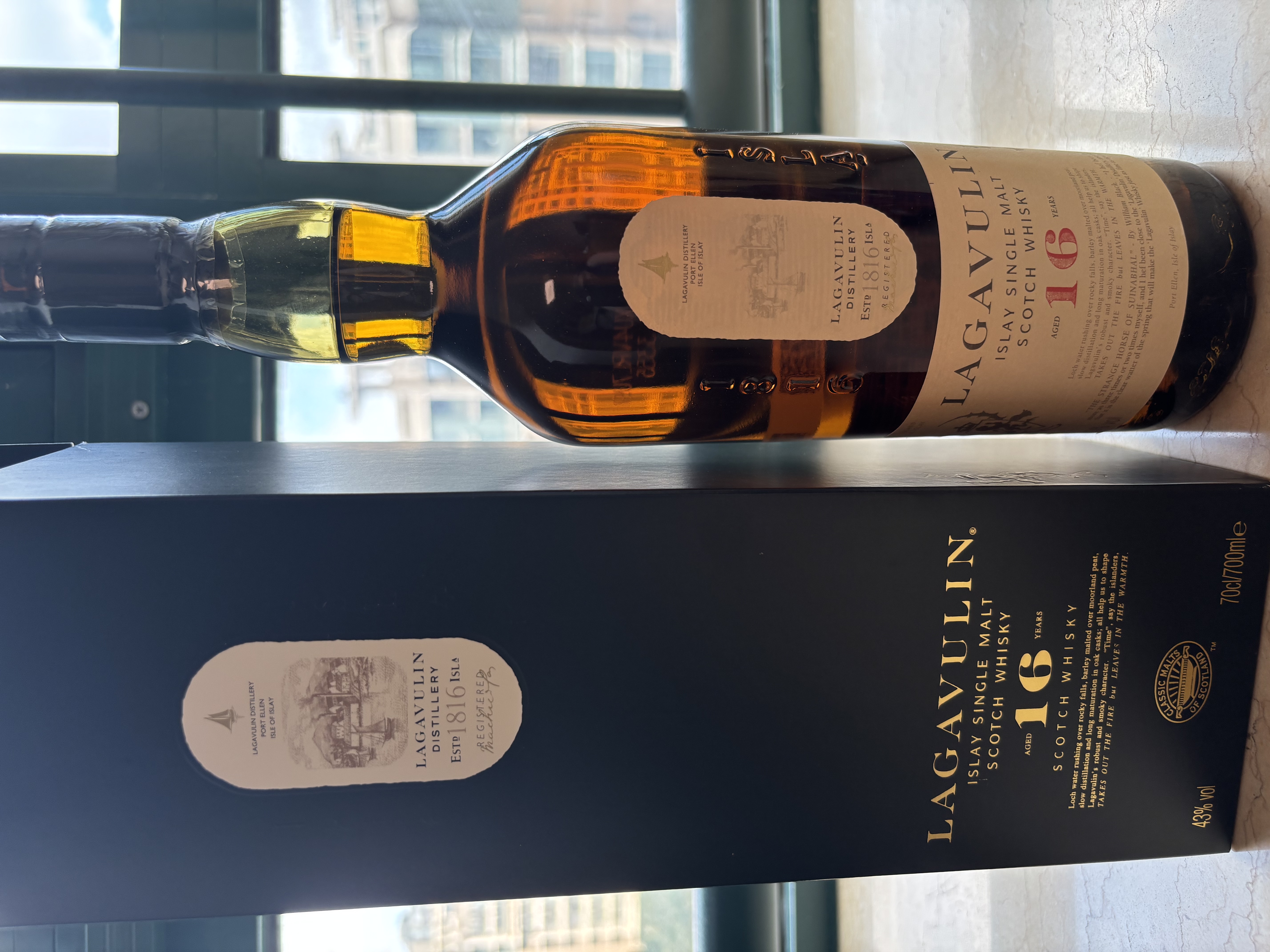 乐加维林（Lagavulin）16年 单一麦芽威士忌 洋酒 700ml 艾莱岛岛屿 实拍图