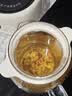 九阳（Joyoung）全玻璃沸萃0胶水养生壶 85mm加大玻璃茶篮煮茶器±1℃调温冲奶壶 办公室恒温花茶壶烧水壶12WY01R 实拍图