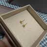 六福珠宝 黄金耳钉栀子花足金耳环生日礼物女 计价G01G0027DS 约1.00克 实拍图