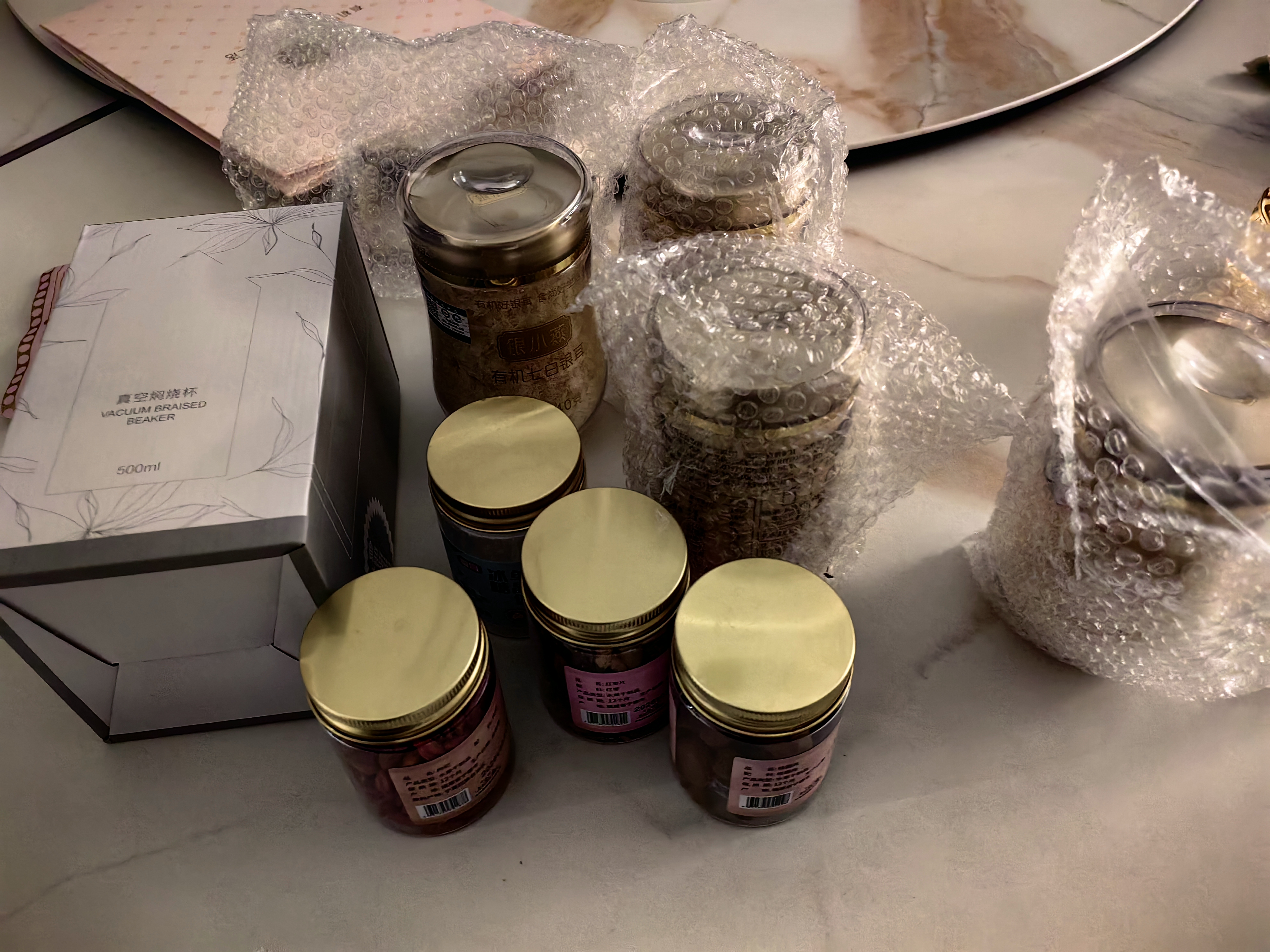 银小燕有机本草银耳40g*4罐 早餐即食冲泡免煮代餐古田燕银耳羹节日礼 实拍图