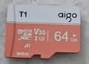 爱国者（aigo）64GB TF（MicroSD）存储卡 U3 A1 V30 4K 安防监控摄像头 行车记录仪专用内存卡 T1 读速100MB/s 实拍图