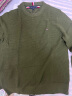 TOMMY HILFIGER男装纯棉休闲通勤小绣标舒适圆领套头针织衫XM0XM02080 橄榄绿GYY L 晒单实拍图