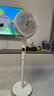 美的（Midea）【净化驱蚊】空气循环扇直流变频新款大风力家用落地扇3D摇头桌面电风扇卧室静音一级能效GDJ24DXS 实拍图
