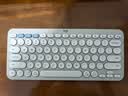 罗技（Logitech）时尚系列K390无线蓝牙键盘 超薄便携  K380升级版 沙色 79键 实拍图