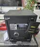 得力保险柜26年爆款热卖家用型保险箱 曜臻45cm指纹解锁 全钢家用防盗防搬走小金库可做床头柜 AE620黑 实拍图