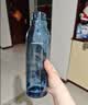 乐扣乐扣（LOCK&LOCK）夏季运动水杯简约塑料杯户外便携水壶男女学生杯子蓝色750ML 实拍图