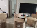 QDZX搬家纸箱大号储物整理猫窝办公纸箱子打包盒有扣手 60*60*40(1个 实拍图