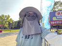 蕉下（beneunder）防晒帽男士遮阳帽子女全脸防晒面罩口罩渔夫帽钓鱼帽登山帽太阳帽 实拍图