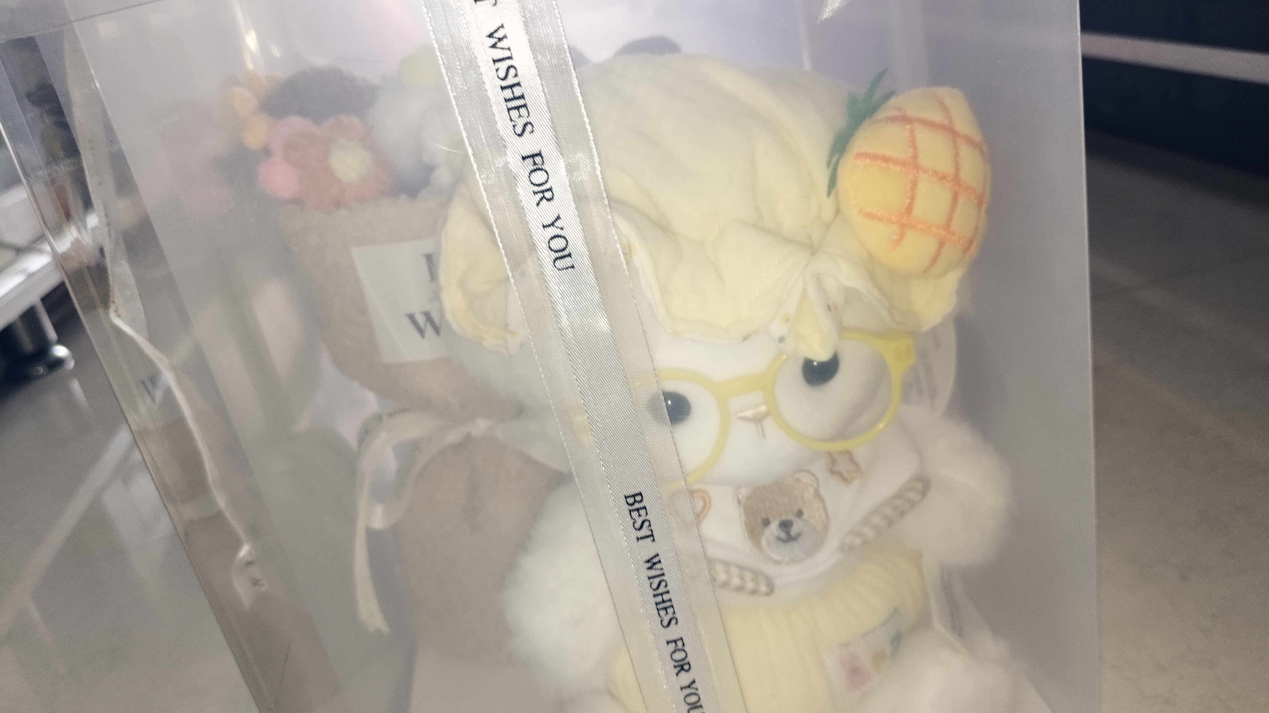 小羊玩偶花束女生日礼物送闺蜜女孩妈妈娃娃七夕情人节教师节礼物 黄色乖乖羊+花束+礼盒【送眼镜和菠萝】 实拍图