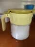 居元素玻璃密封防潮调料盒厨房调料瓶罐家用带勺调味罐350ml 柠檬黄 实拍图