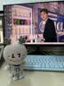 联想（Lenovo）有线键盘 轻音办公键盘 全尺寸 一键服务 USB接口 笔记本台式机一体机键盘 K15蓝色 实拍图