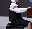 杉杉儿童短袖衬衫男童女童白衬衣中大童表演出服学生校服班服 白色130 实拍图