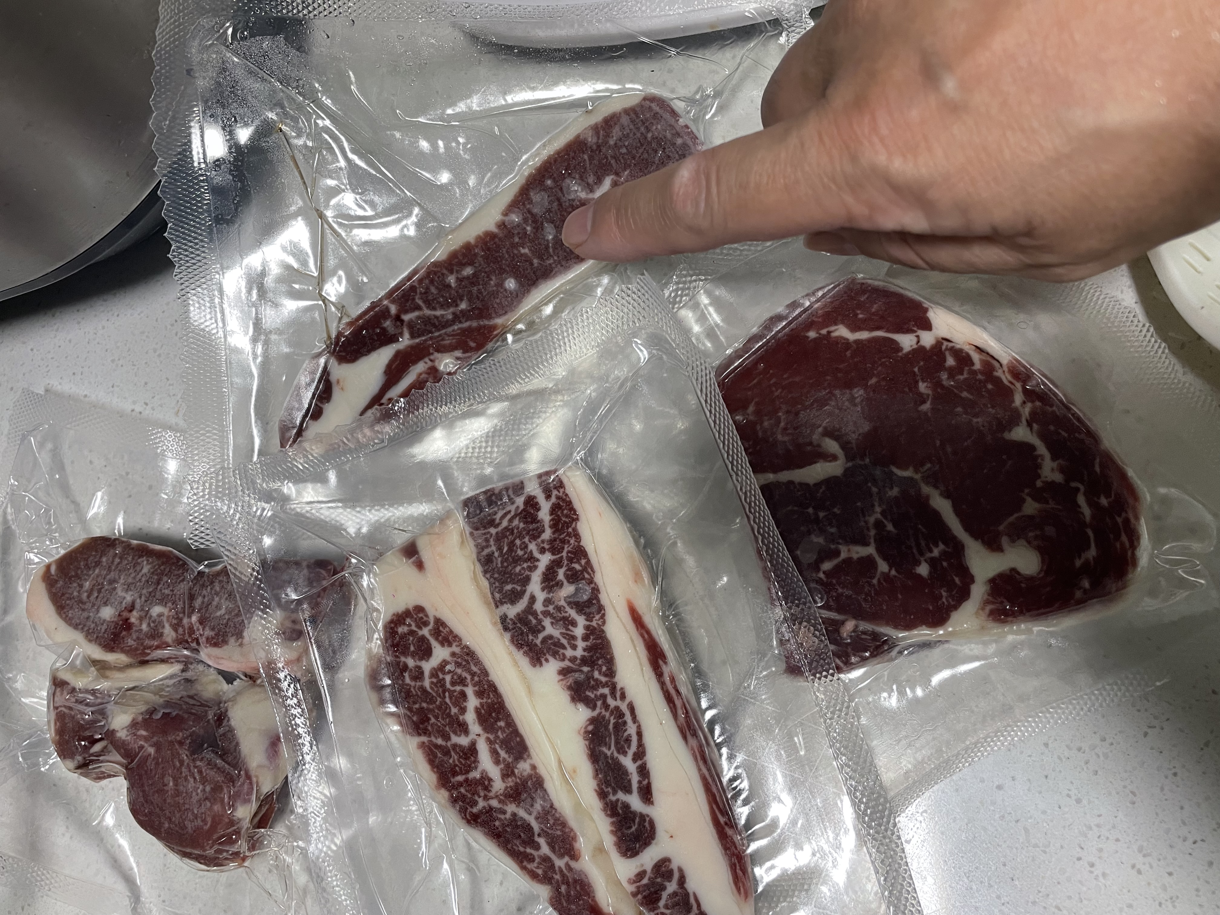 果勋和牛M5眼肉盖牛排 净重500g 肋眼眉原切谷饲雪花牛肉儿童牛排家庭 实拍图