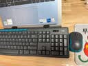 罗技（Logitech）MK275 键鼠套装 无线键鼠套装 办公键鼠套装 全尺寸 商务键鼠套装 带无线2.4G接收器 黑蓝色 实拍图