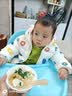 G.duck小黄鸭儿童棉服冬季婴儿衣服男女童加厚棉衣小童宝宝棉袄加绒外套 白色花朵 90 尺码1~2岁【 80-90cm】 实拍图