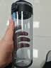 米家Tritan 水杯 600mL 黑色 学生耐高温运动便携茶杯 实拍图
