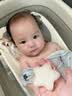马博士婴儿洗澡海绵洗头刷宝宝洗澡神器儿童搓澡巾魔芋扑3件套 实拍图