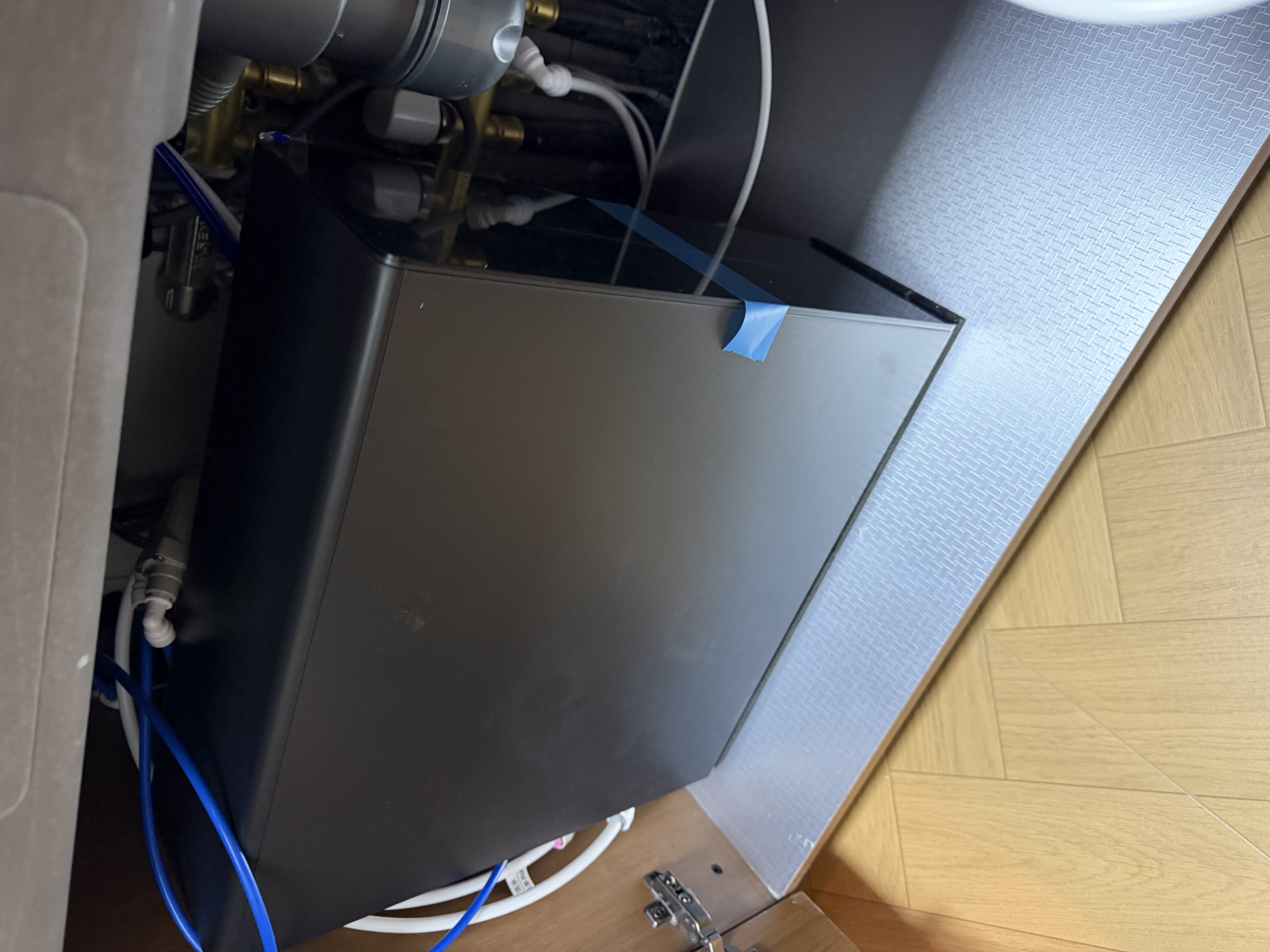 海尔（Haier）鲜活水自净化净水器P7抑菌守护0阻垢0衰减1200G反渗透真8年长效智能龙头UV抑菌家用厨下净水机R301 实拍图