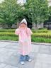 牧萌儿童雨衣带书包位男女童女孩加长全身学生雨披 独角兽 3XL 实拍图