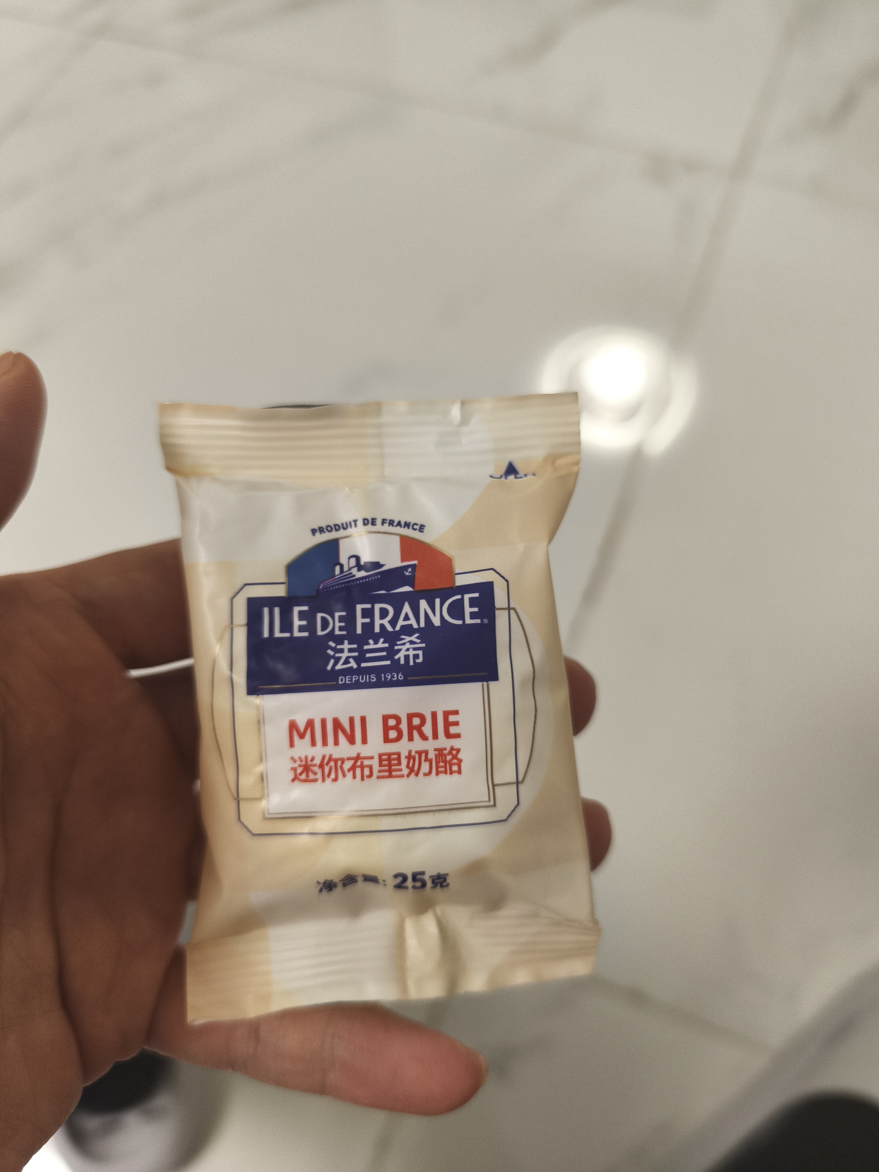 ILE DE FRANCE法兰希 法国进口原制奶酪 小金文小布里软心奶酪 实拍图