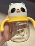贝亲（Pigeon）熊猫小月龄防呛防漏喝水喝奶ppsu儿童学饮杯 300ml 7月+ 实拍图
