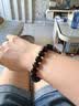 石玥珠宝精品10mm彩虹眼黑曜石手串本命年转运珠水晶手链男女士款礼物 实拍图
