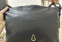 半坡饰族（bampo）【七夕礼物】中号绵绵包hobo托特包头层牛皮大容量单肩斜挎包软 墨碳黑（中号升级拉链款） 实拍图