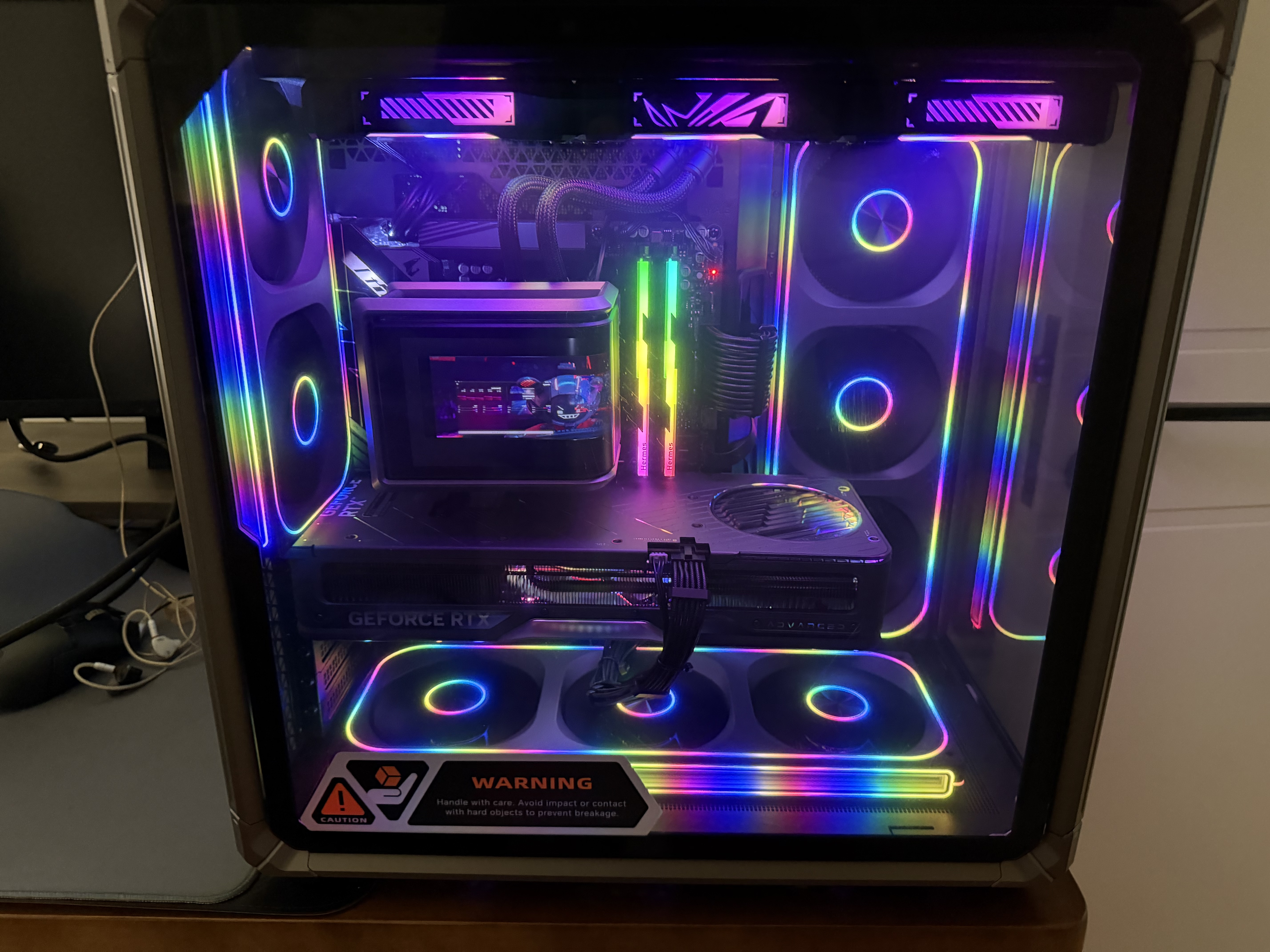 DIY上门装机服务（升级版 含一体式水冷或RGB）走背线更专业 实拍图