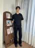 举风怪兽实验室柳叶弯刀牛仔裤男款胖子大码腿粗屁股大直筒微喇叭裤子 黑色 【高品质】 4XL 建议180-200斤收藏加购优先 实拍图