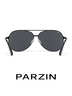帕森（PARZIN）偏光太阳镜型男眼镜双梁蛤蟆镜驾驶墨镜礼物PZ8131A黑框黑灰片 实拍图