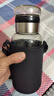 【送杯套】大容量加厚玻璃杯子便携杯茶水分离带杯套泡茶水杯 透明 1000ml吨吨桶 1只装 实拍图