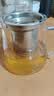 暮云泡茶壶加厚玻璃茶壶大容量办公室茶具养生高硼硅耐高温 450ml 实拍图