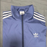 adidas通勤百搭三条纹休闲运动夹克外套男女春秋阿迪达斯三叶草   深靛蓝（推荐选大一码)   M 实拍图