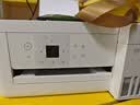 爱普生（EPSON）【6代新品】L4356墨仓式彩色无线AI学习打印机一体机家用/办公  L4266升级版(自动双面 液晶屏 白) 实拍图