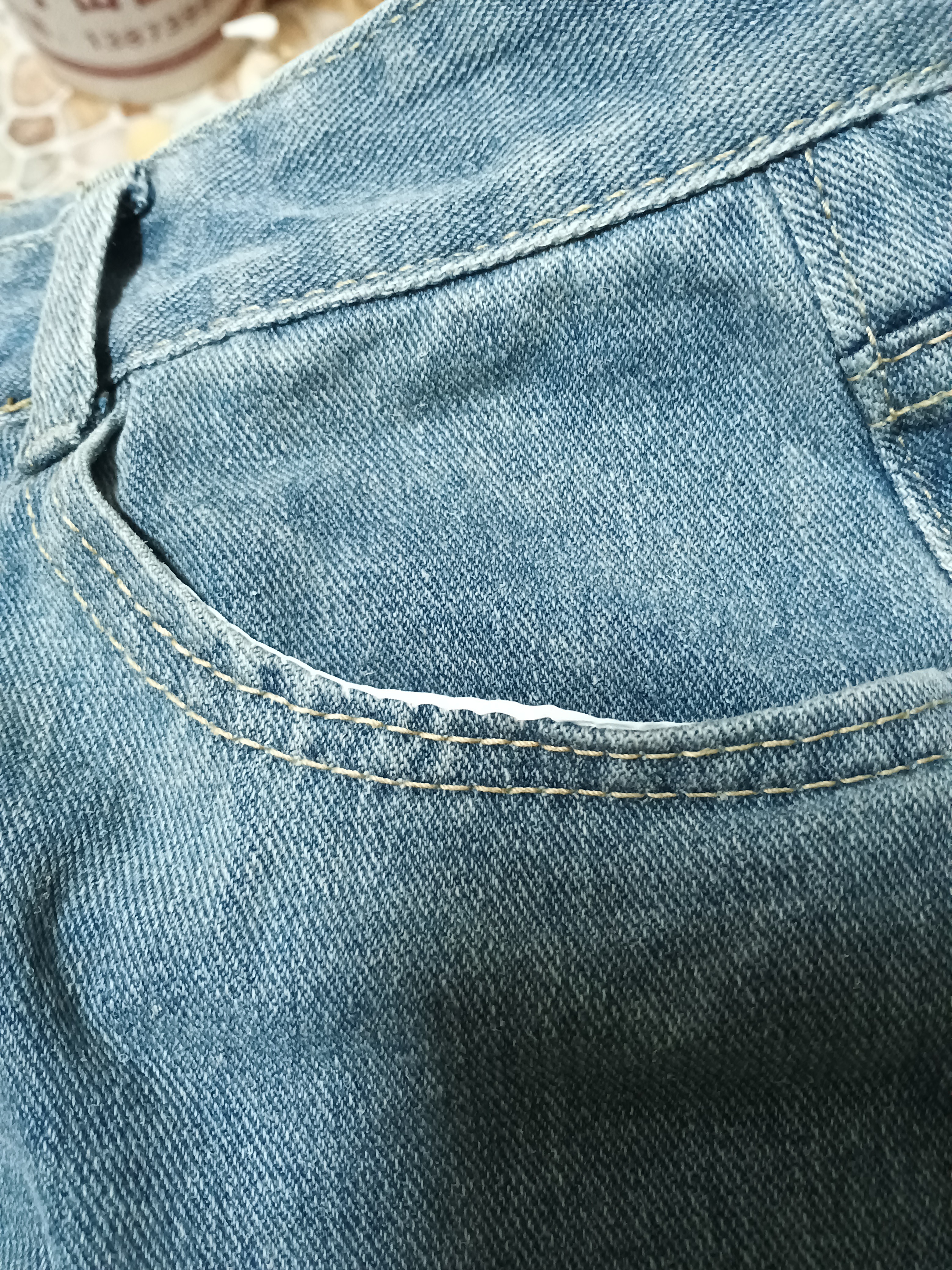 鲁雅尔低腰微喇牛仔裤女夏季新款辣妹宽松垂感显瘦小个子胖mm阔腿长裤子 蓝色 L 实拍图