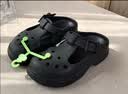卡骆驰（CROCS）经典玛丽珍芭蕾洞洞鞋|210581 黑色   40 (250mm) 实拍图