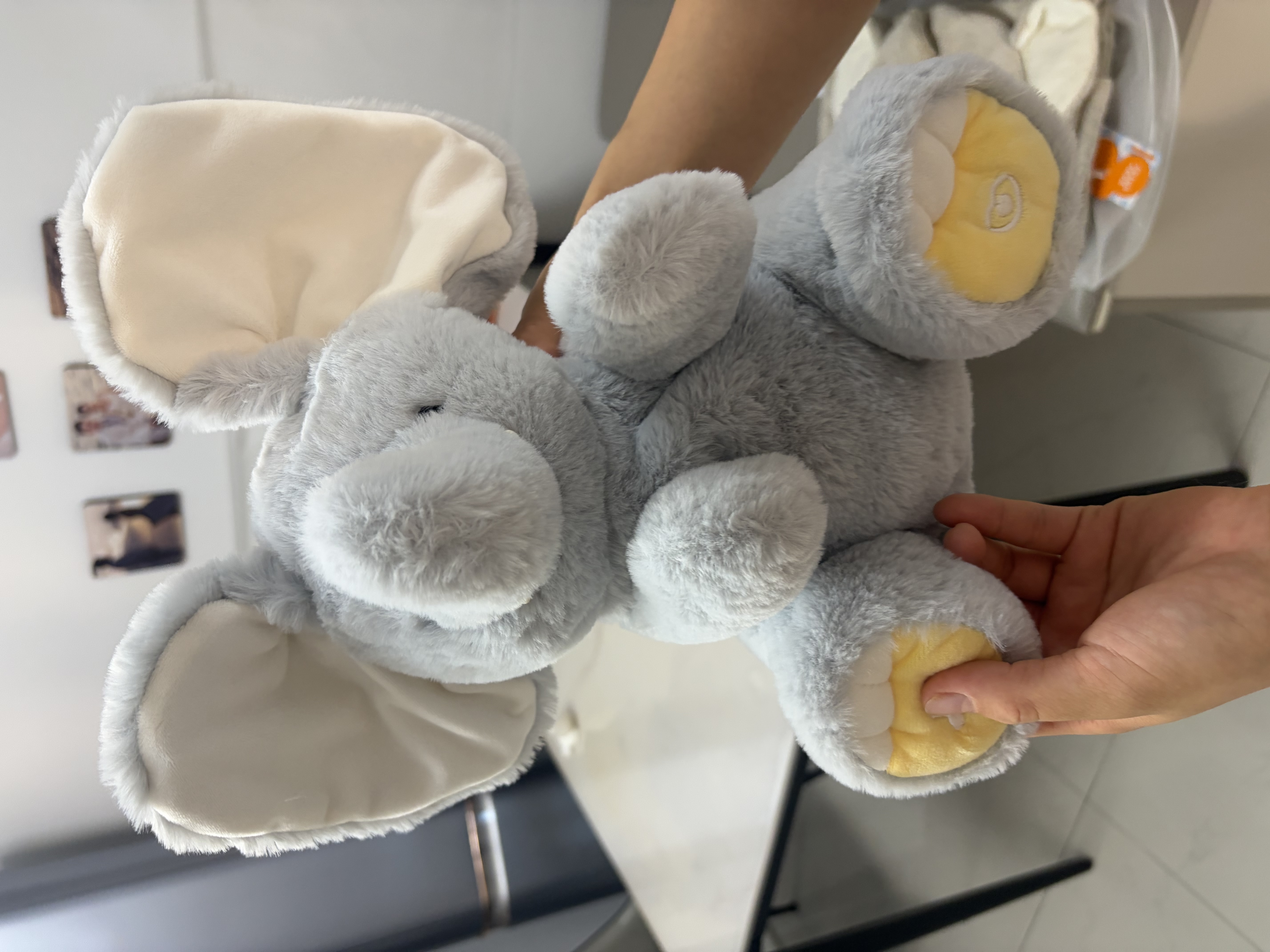 BABYGREAT躲猫猫大小象电动玩具可充电玩偶哄娃神器新生儿见面礼周岁礼物 实拍图