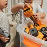 妈宝孖宝儿童玩具男孩宝宝1-3-6岁2磁吸力拼装百变积木工程车生日礼物益智 实拍图