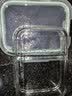 京东京造高硼硅耐热玻璃保鲜盒便当盒饭盒可微波食品接触级长形2件套 实拍图