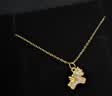 中国黄金（CHINA GOLD）黄金项链女足金独角兽小马吊坠挂坠生日中秋节礼物送女友老婆 足金吊坠约0.4g*配镀金色银链【玫瑰礼盒】 实拍图