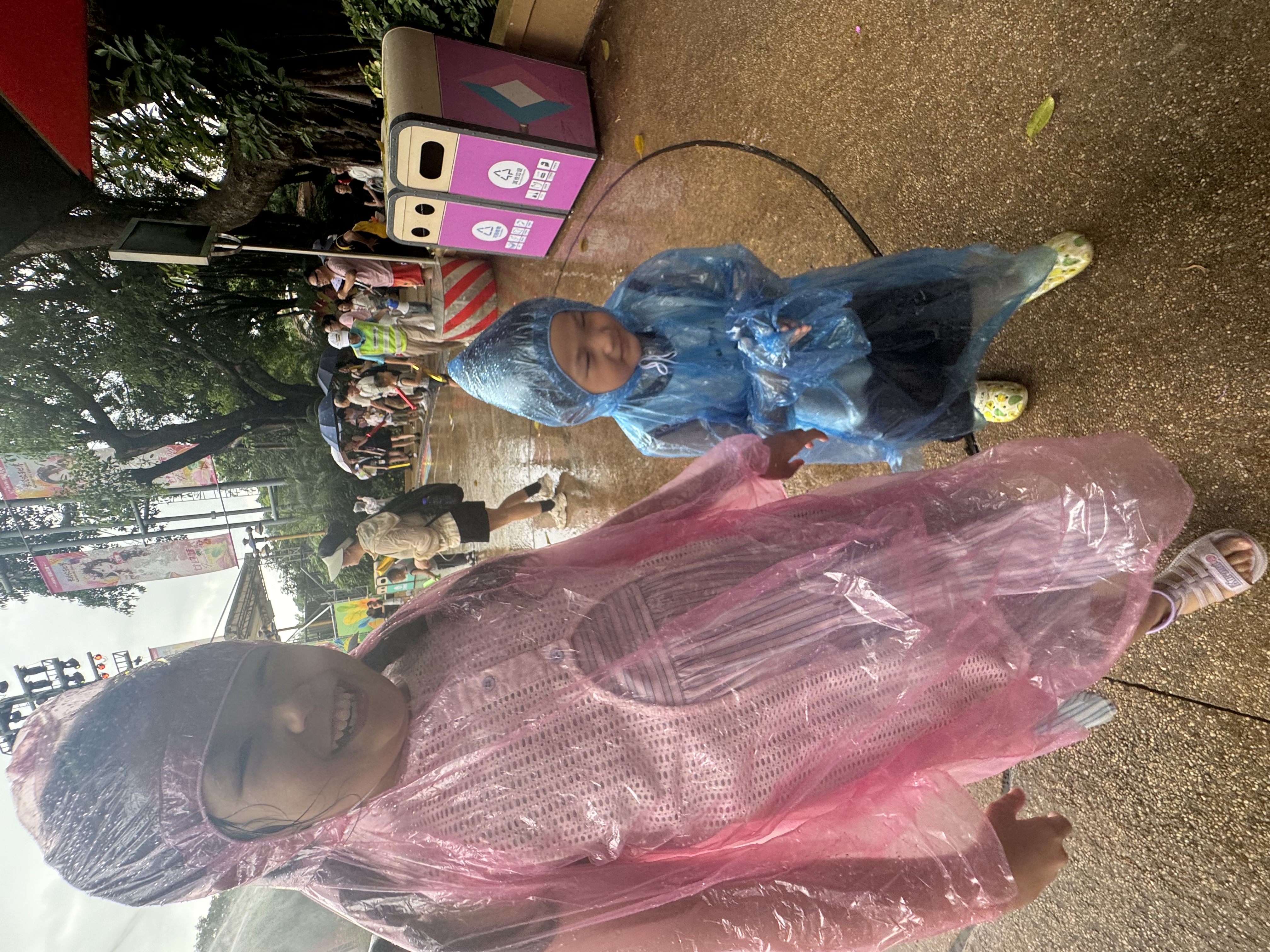 栀桅妮一次性雨衣成人卡片雨衣长款加厚旅行出差携旅行户外雨衣 3件装 实拍图